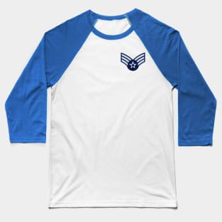 Retro Military Patch (Small logo) Baseball T-Shirt